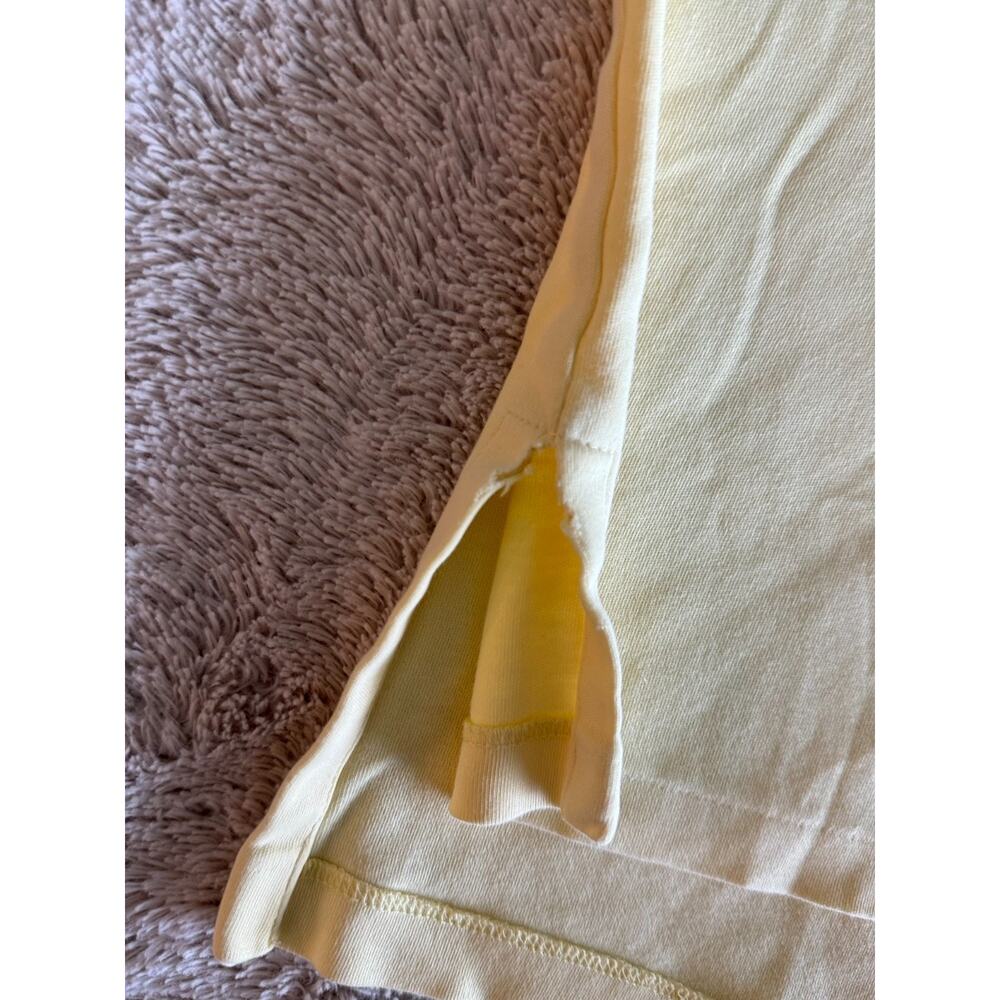 Polo Ralph Lauren Yellow Polo Shirt Mens Large Cotton Mesh Pony Logo Classic Fit - Picture 8 of 11